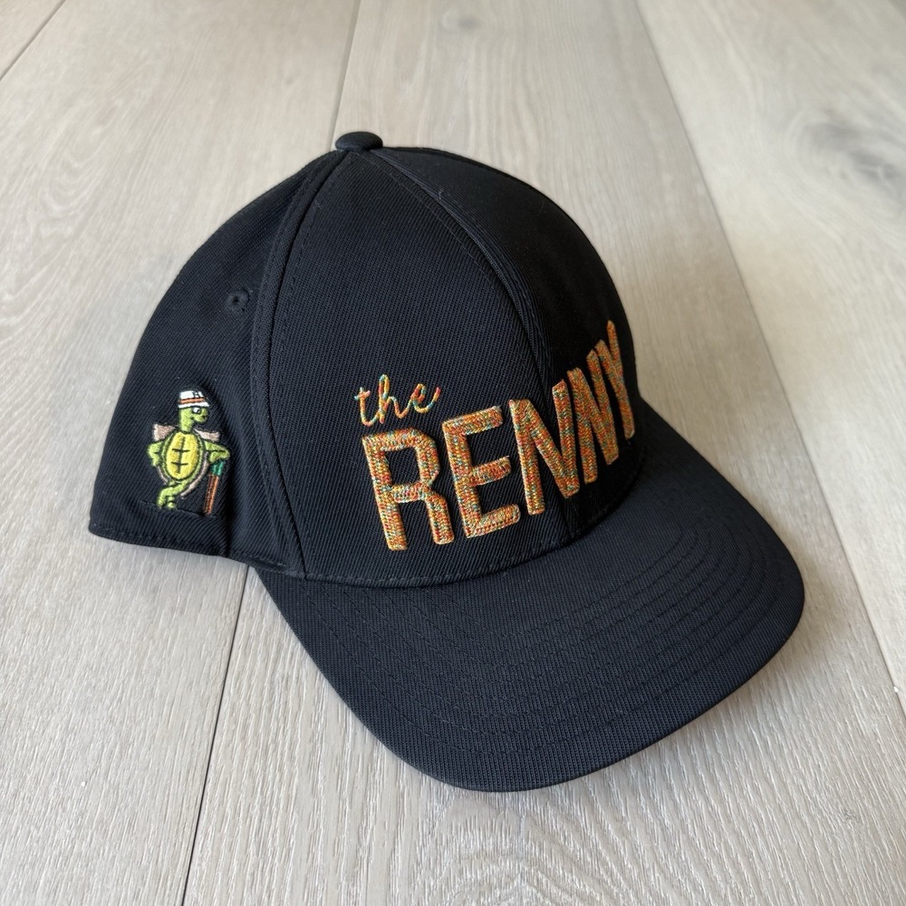 G/FORE Golf Hat Black 110 Flexfit Snapback Perforated Yupoong THE RENNY GOLF